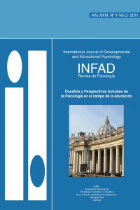 Revista INFAD 2011  Nº1, Vol. 3