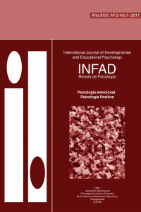 Revista INFAD 2011  Nº2, Vol. 1